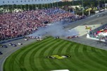 2006 Daytona 500 Busch Speedway Crash Wreck